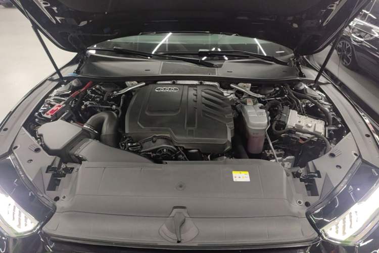 Used Audi A7L 2024 45 TFSI quattro Black Warrior Edition Engine Bay