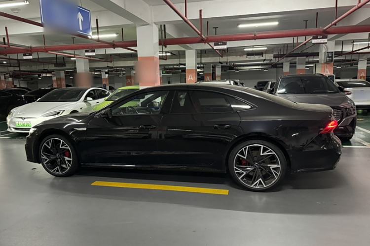 Used Audi A7L 2024 45 TFSI quattro Black Warrior Edition Exterior 2