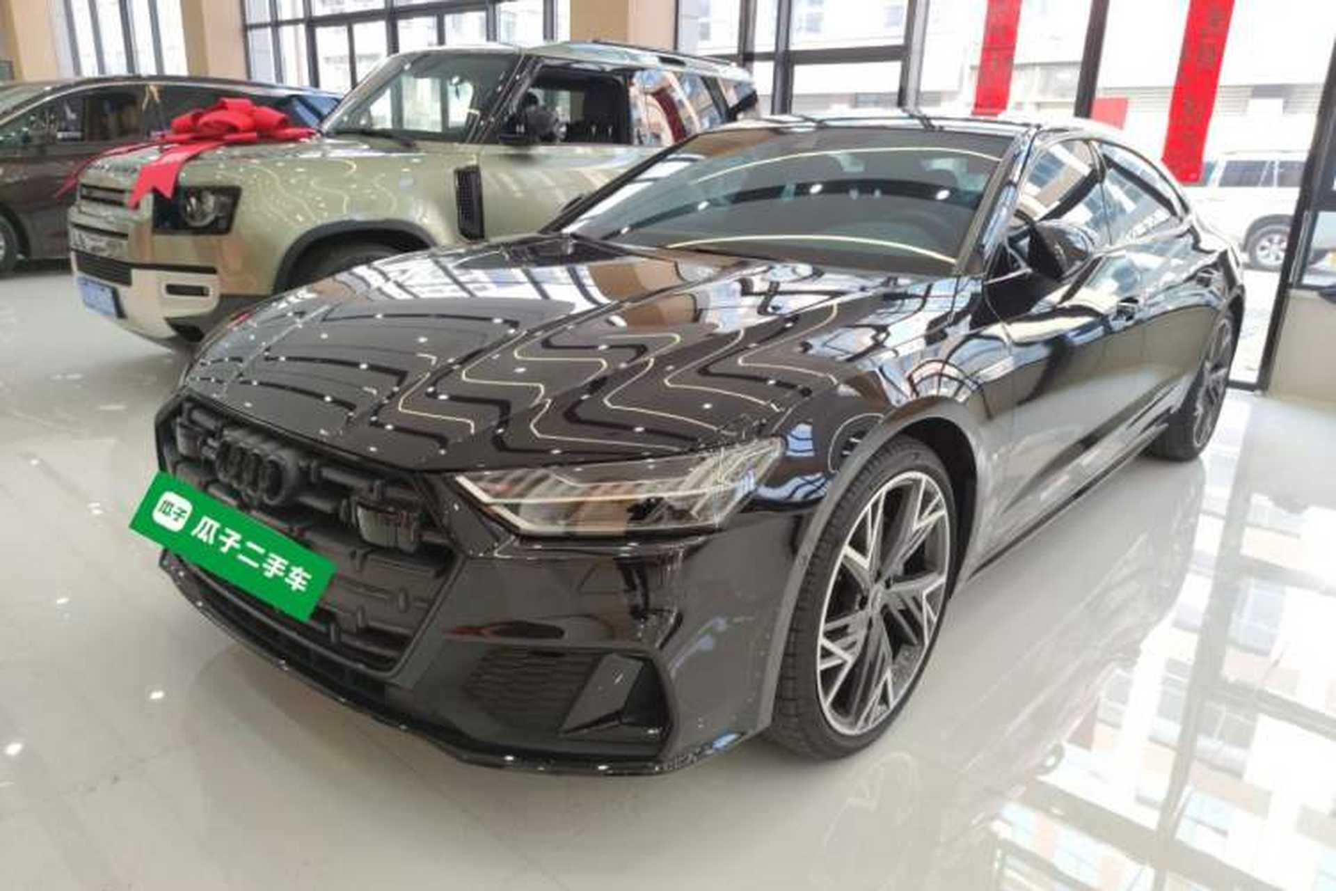 Used Audi A7L 2024 45 TFSI quattro S-line Black Warrior Edition Front Left 45 Deg