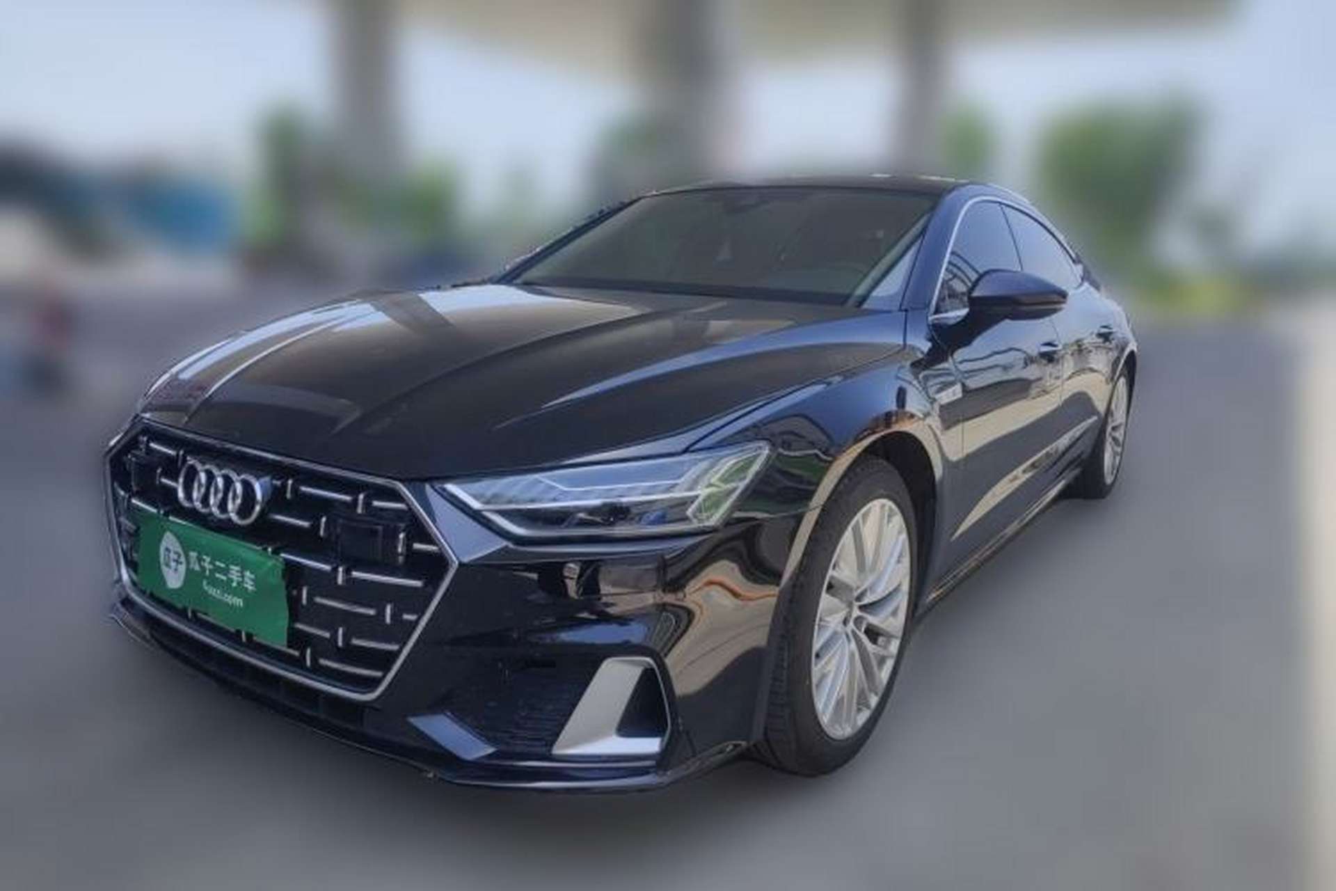 Used Audi A7L 2024 45TFSI S-line Dream-Building Edition Flow Crystal Package Front Left 45 Deg