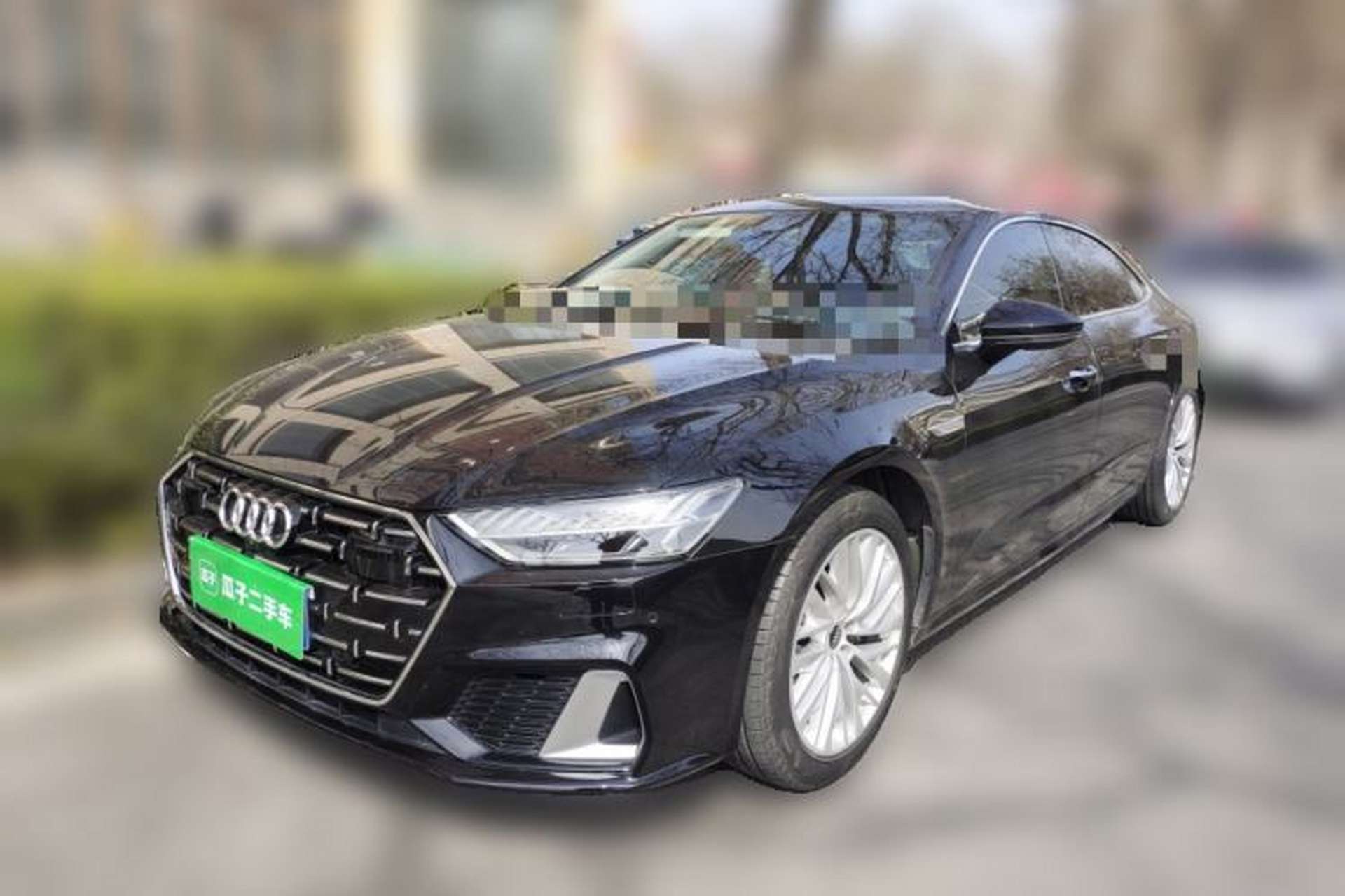 Used Audi A7L 2024 45TFSI S-line Dream-Building Edition Flow Crystal Package Front Left 45 Deg