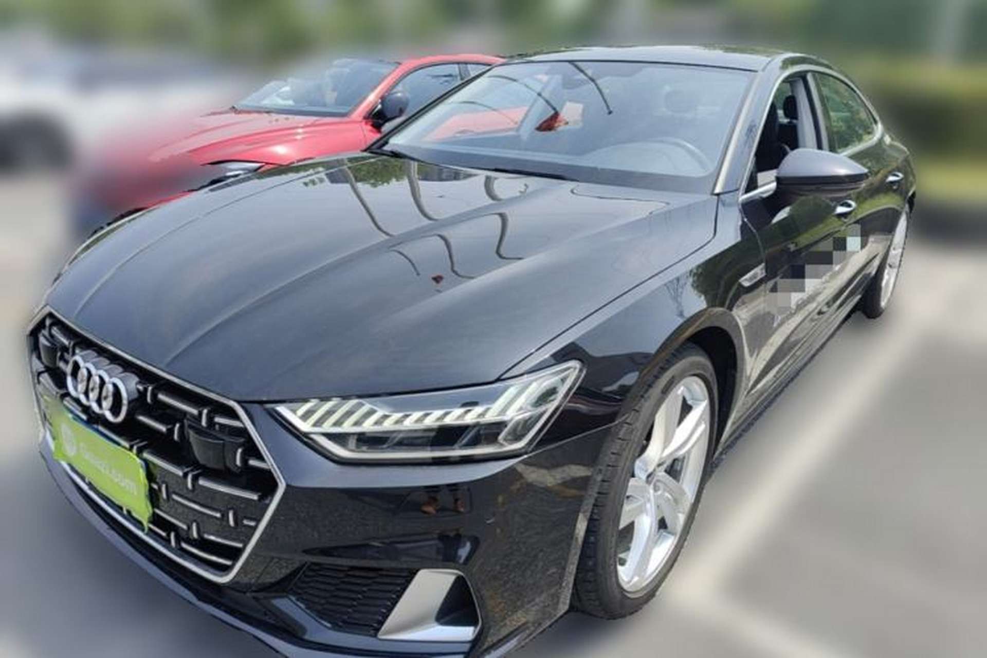 Used Audi A7L 2024 45TFSI quattro S-line Visionary Edition Flow Crystal Package Front Left 45 Deg