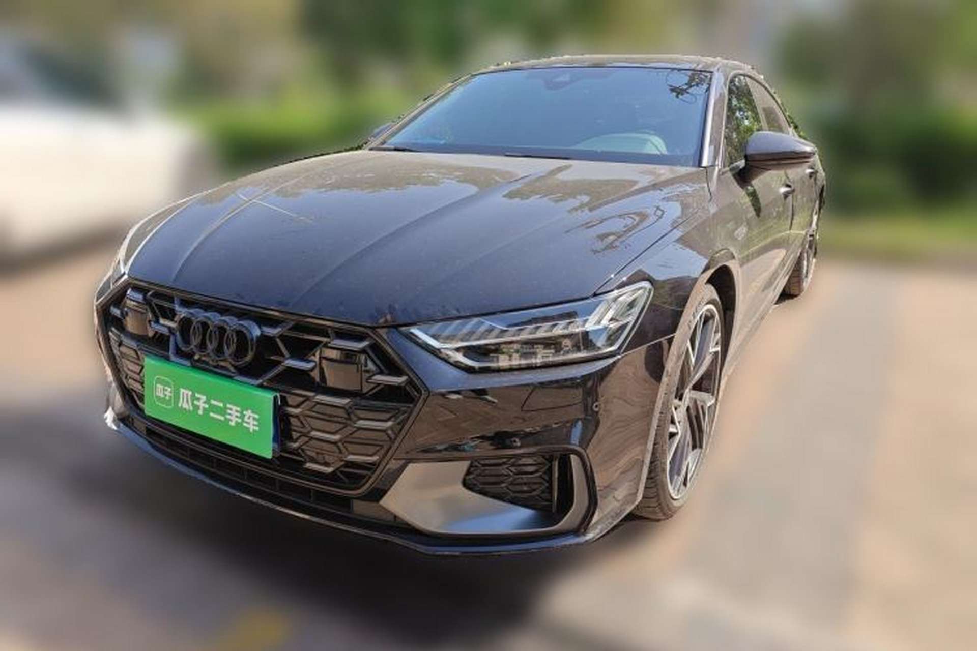 Used Audi A7L 2024 45 TFSI quattro Black Warrior Edition Front Left 45 Deg