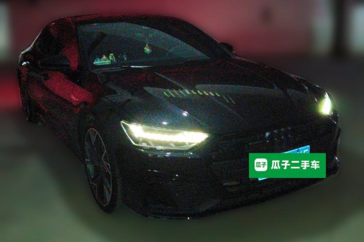 Used Audi A7L 2024 45 TFSI quattro S-line Black Warrior Edition Front Right 45 Deg