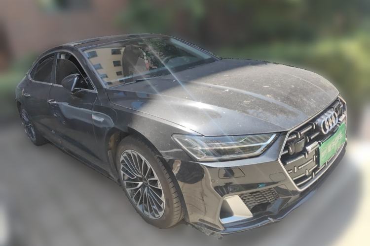 Used Audi A7L 2024 45 TFSI Luxury Edition Front Right 45 Deg