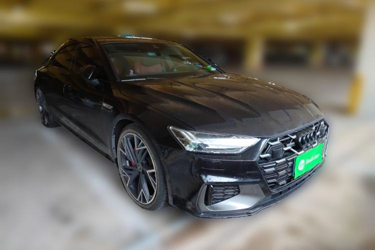 Used Audi A7L 2024 45 TFSI quattro Black Warrior Edition Front Right 45 Deg
