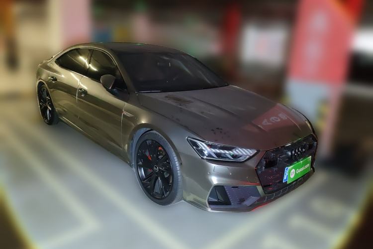 Used Audi A7L 2024 45 TFSI quattro S-line Black Warrior Edition Front Right 45 Deg