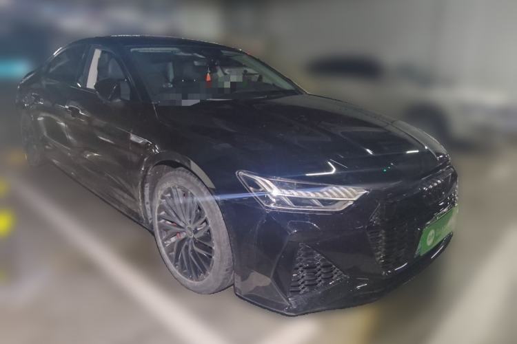 Used Audi A7L 2024 45TFSI S-line Dream-Building Edition Flow Crystal Package Front Right 45 Deg