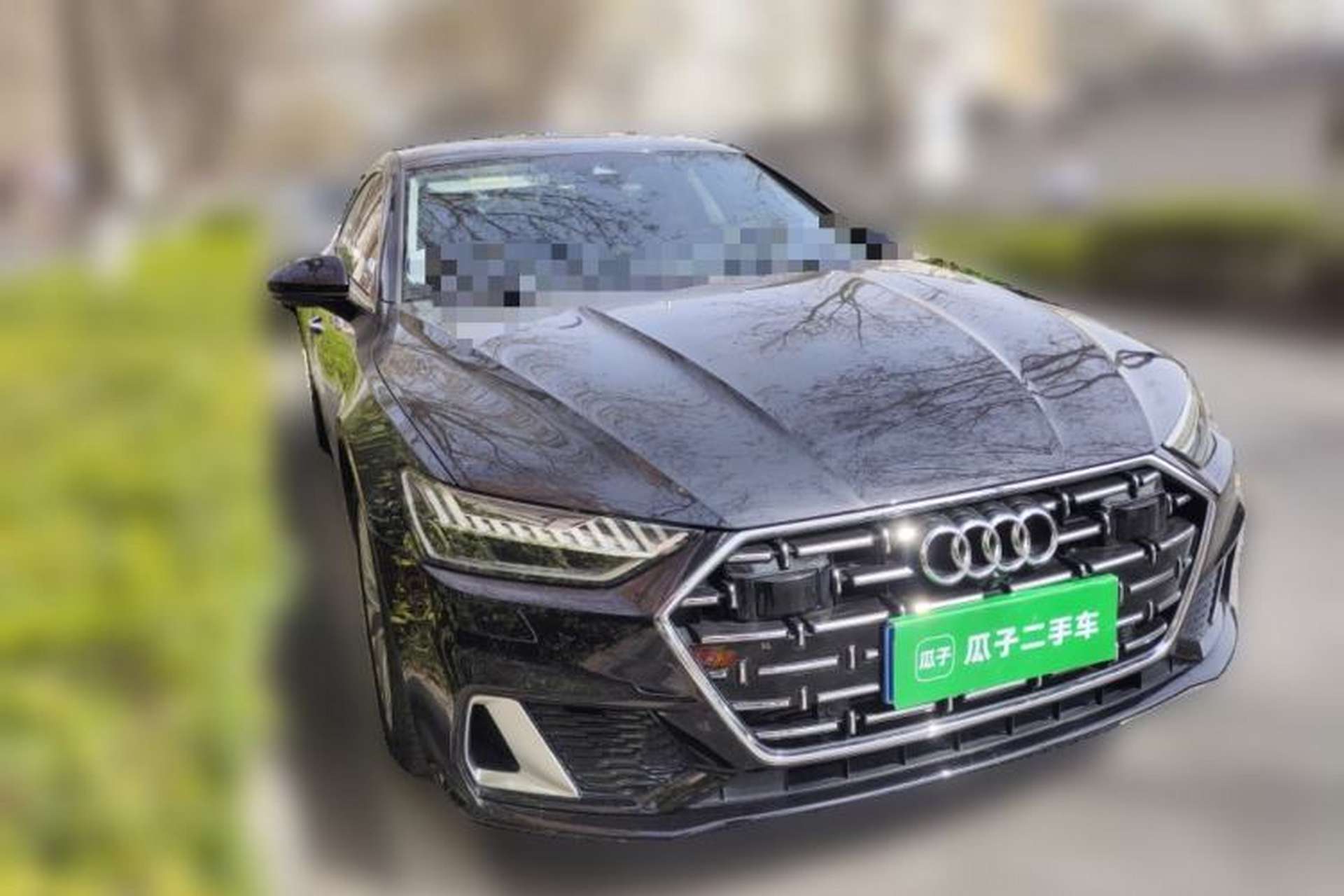 Used Audi A7L 2024 45TFSI S-line Dream-Building Edition Flow Crystal Package Front Right 45 Deg