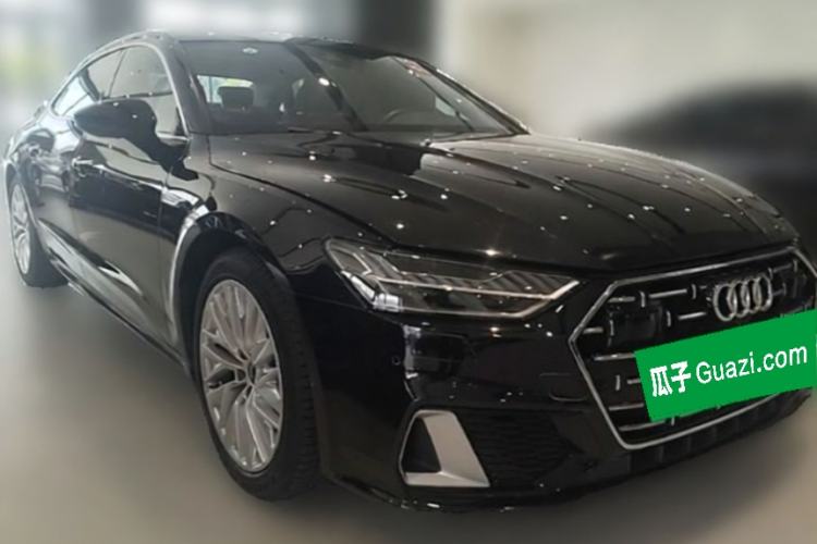 Used Audi A7L 2024 45TFSI S-line Dream-Building Edition Flow Crystal Package Front Right 45 Deg