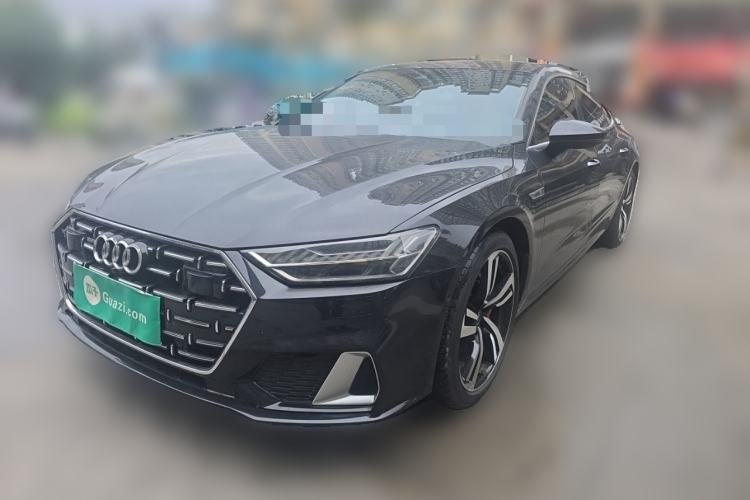 Used Audi A7L 2024 45TFSI quattro S-line Visionary Edition Flow Crystal Package Guazi used car, China used car export, Used car for sale, Used cars, Cheapest cars for sale