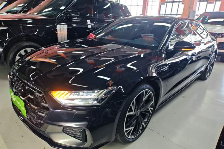 Used Audi A7L 2024 45 TFSI quattro Black Warrior Edition Guazi used car, China used car export, Used car for sale, Used cars, Cheapest cars for sale
