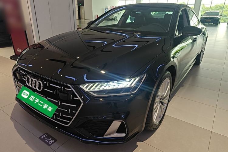Used Audi A7L 2024 45TFSI S-line Dream-Building Edition Flow Crystal Package Guazi used car, China used car export, Used car for sale, Used cars, Cheapest cars for sale