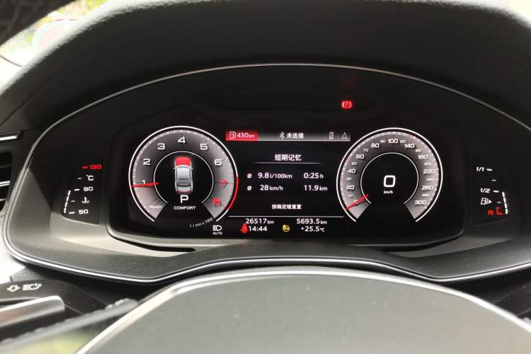 Used Audi A7L 2024 45TFSI S-line Dream-Building Edition Flow Crystal Package Instrument Cluster