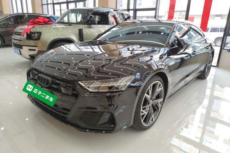Used Audi A7L 2024 45 TFSI quattro S-line Black Warrior Edition Guazi used car, China used car export, Used car for sale, Used cars, Cheapest cars for sale