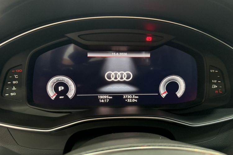 Used Audi A7L 2024 45 TFSI Luxury Edition Odometer Close Up