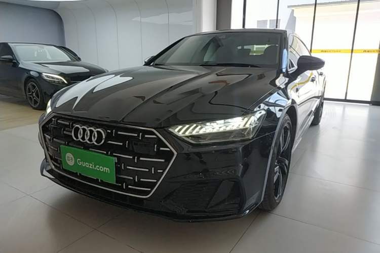 Used Audi A7L 2024 45TFSI quattro S-line Visionary Edition Flow Crystal Package Guazi used car, China used car export, Used car for sale, Used cars, Cheapest cars for sale