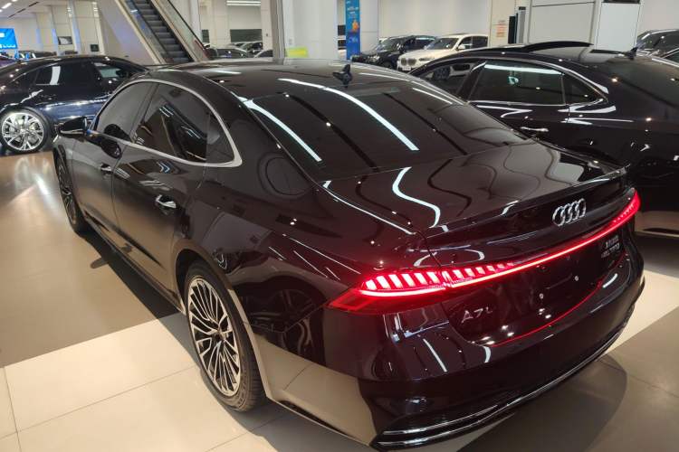 Used Audi A7L 2024 45 TFSI Luxury Edition Rear Left 45 Deg
