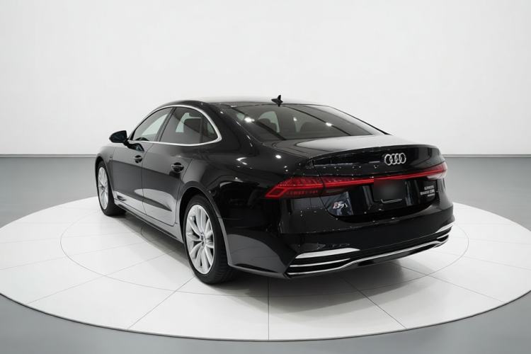 Used Audi A7L 2024 45TFSI S-line Dream-Building Edition Flow Crystal Package Rear Left 45 Deg