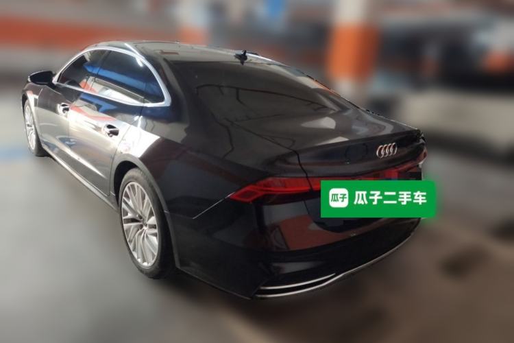Used Audi A7L 2024 45TFSI S-line Dream-Building Edition Flow Crystal Package Rear Left 45 Deg
