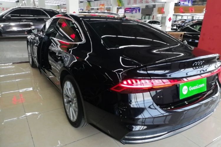 Used Audi A7L 2024 45TFSI S-line Dream-Building Edition Flow Crystal Package Rear Left 45 Deg