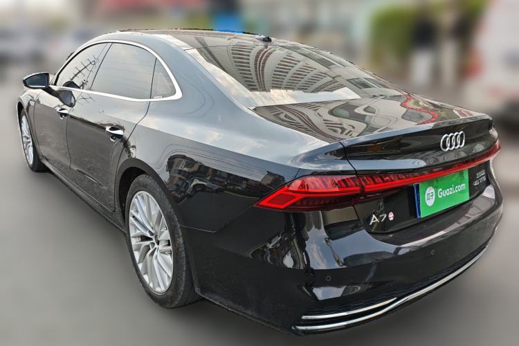 Used Audi A7L 2024 45TFSI S-line Dream-Building Edition Flow Crystal Package Rear Left 45 Deg