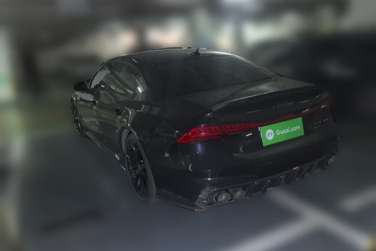 Used Audi A7L 2024 45 TFSI quattro S-line Black Warrior Edition Rear Left 45 Deg