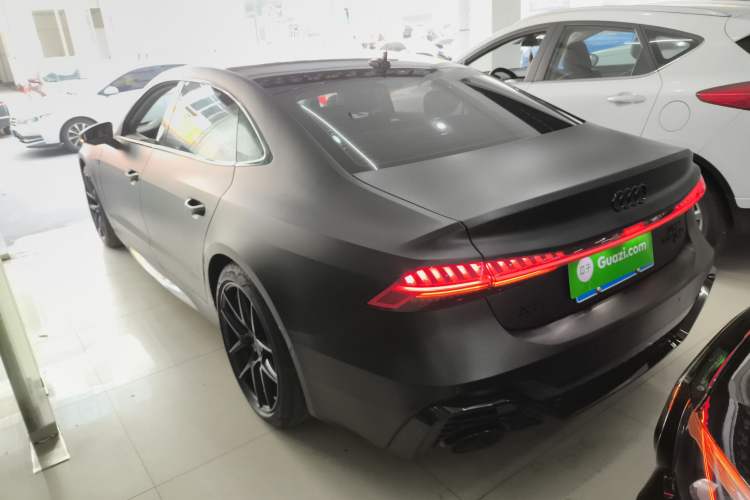 Used Audi A7L 2024 45TFSI S-line Dream-Building Edition Flow Crystal Package Rear Left 45 Deg