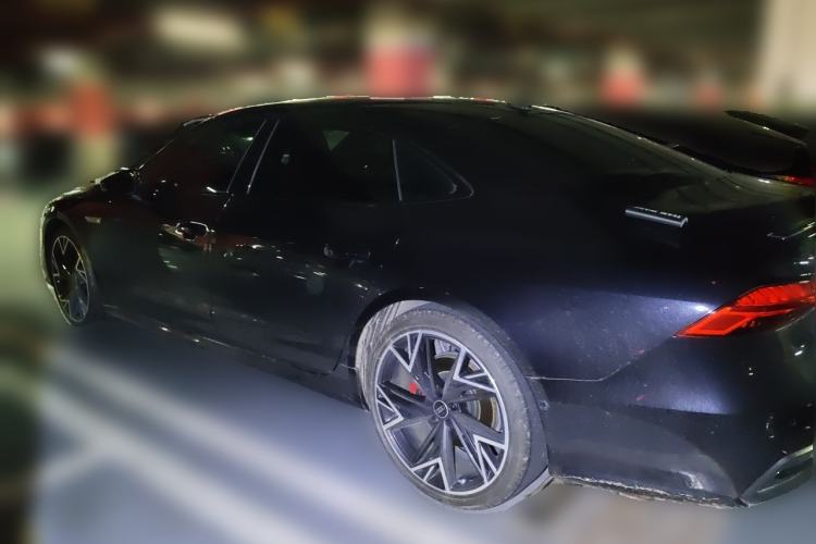 Used Audi A7L 2024 45 TFSI quattro Black Warrior Edition Rear Left 45 Deg