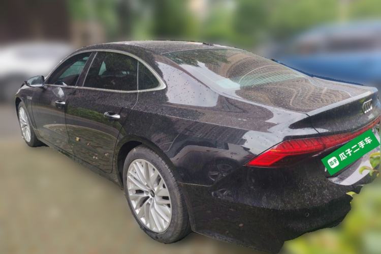 Used Audi A7L 2024 45TFSI S-line Dream-Building Edition Flow Crystal Package Rear Left 45 Deg