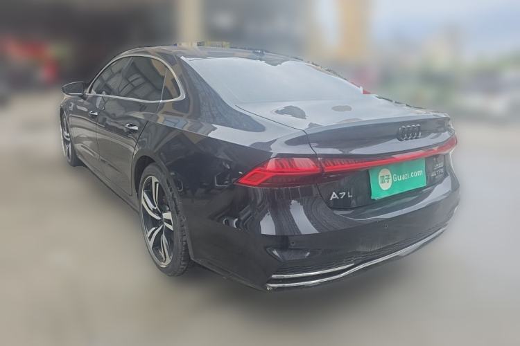 Used Audi A7L 2024 45TFSI quattro S-line Visionary Edition Flow Crystal Package Rear Left 45 Deg