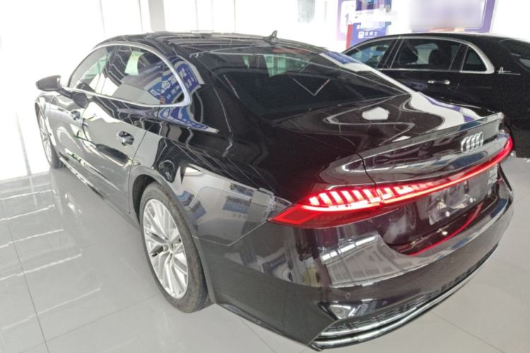 Used Audi A7L 2024 45TFSI S-line Dream-Building Edition Flow Crystal Package Rear Left 45 Deg