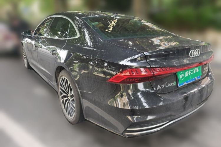 Used Audi A7L 2024 45TFSI S-line Dream-Building Edition Flow Crystal Package Rear Left 45 Deg