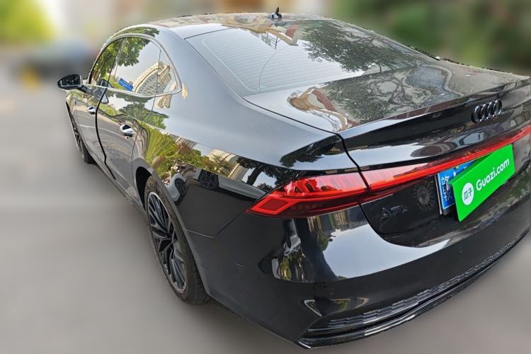 Used Audi A7L 2024 45TFSI S-line Dream-Building Edition Flow Crystal Package Rear Left 45 Deg