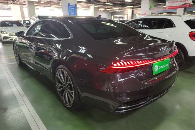 Used Audi A7L 2024 55TFSI quattro S-line Boundary Edition Flow Crystal Package Rear Left 45 Deg