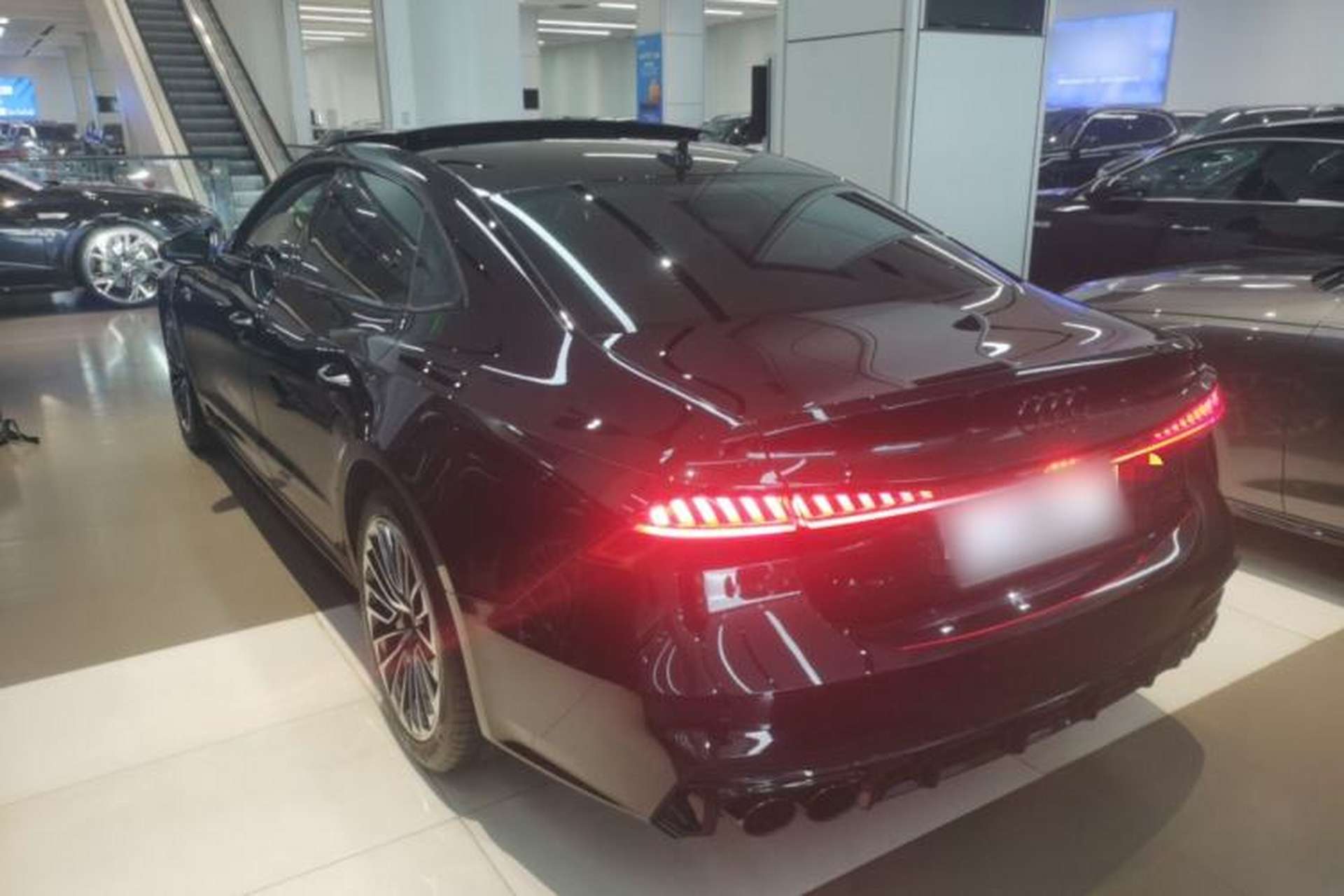 Used Audi A7L 2024 45 TFSI Luxury Edition Rear Left 45 Deg