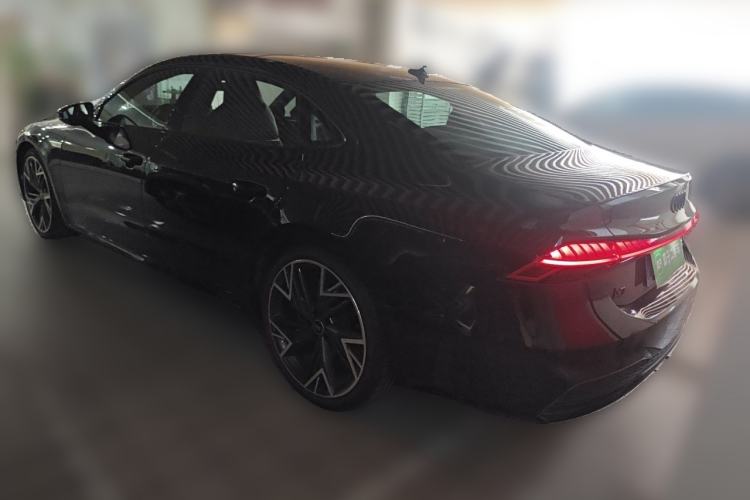 Used Audi A7L 2024 45 TFSI quattro S-line Black Warrior Edition Rear Left 45 Deg