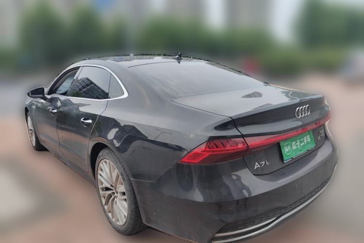 Used Audi A7L 2024 45TFSI S-line Dream-Building Edition Flow Crystal Package Rear Left 45 Deg