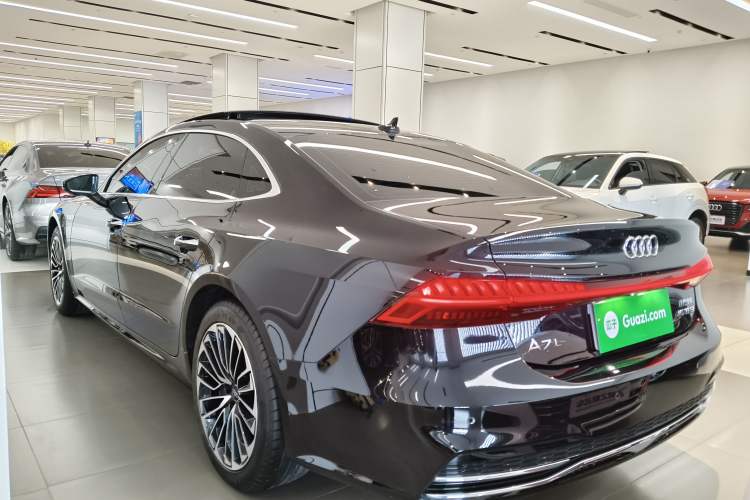 Used Audi A7L 2024 45 TFSI Luxury Edition Rear Left 45 Deg