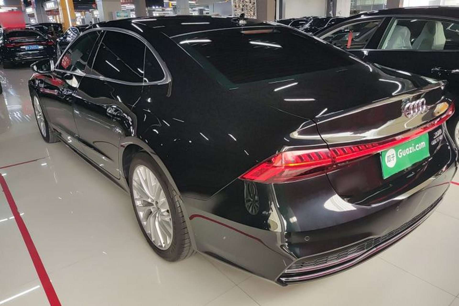Used Audi A7L 2024 45TFSI S-line Dream-Building Edition Flow Crystal Package Rear Left 45 Deg