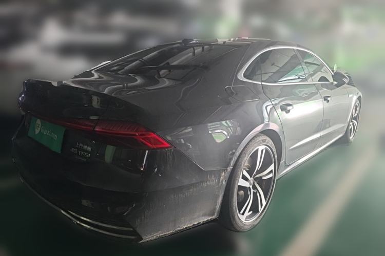 Used Audi A7L 2024 45TFSI quattro S-line Visionary Edition Flow Crystal Package Rear Right 45 Deg