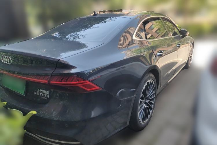 Used Audi A7L 2024 45 TFSI Luxury Edition Rear Right 45 Deg