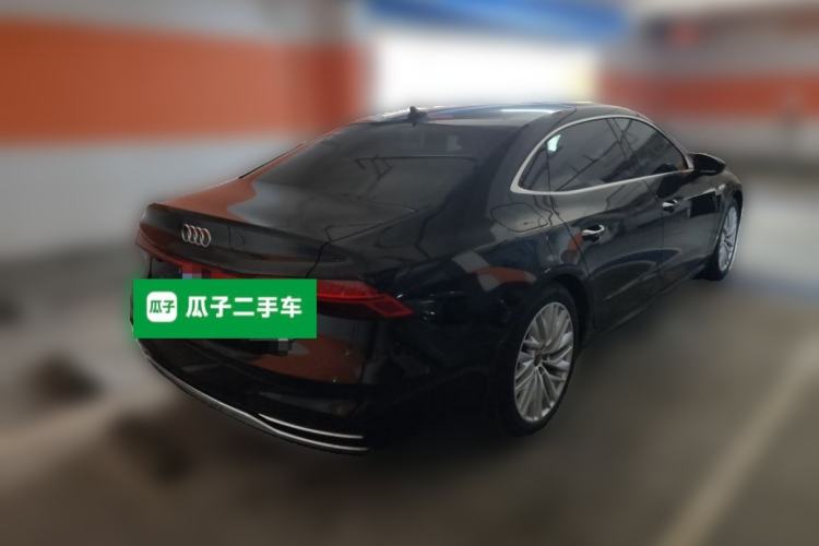 Used Audi A7L 2024 45TFSI S-line Dream-Building Edition Flow Crystal Package Rear Right 45 Deg