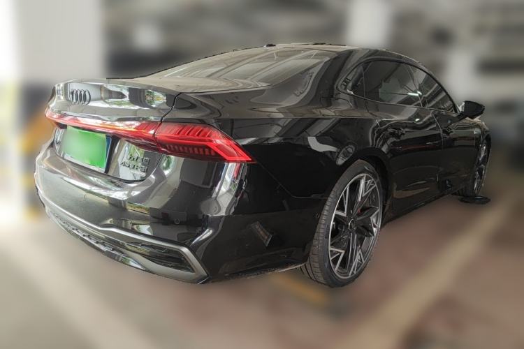 Used Audi A7L 2024 45 TFSI quattro S-line Black Warrior Edition Rear Right 45 Deg
