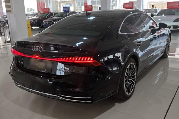 Used Audi A7L 2024 45 TFSI Luxury Edition Rear Right 45 Deg