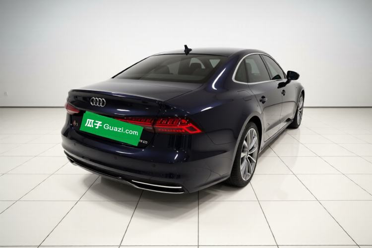 Used Audi A7L 2024 45TFSI S-line Dream-Building Edition Flow Crystal Package Rear Right 45 Deg