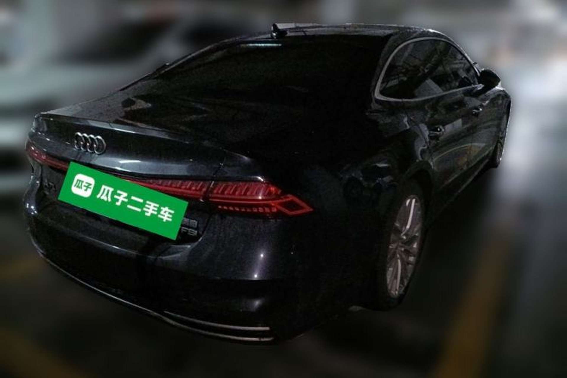 Used Audi A7L 2024 45TFSI S-line Dream-Building Edition Flow Crystal Package Rear Right 45 Deg
