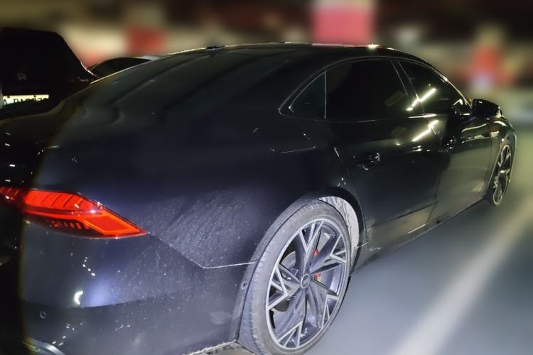 Used Audi A7L 2024 45 TFSI quattro Black Warrior Edition Rear Right 45 Deg