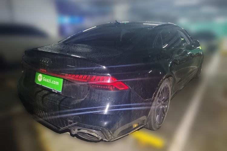 Used Audi A7L 2024 45TFSI S-line Dream-Building Edition Flow Crystal Package Rear Right 45 Deg