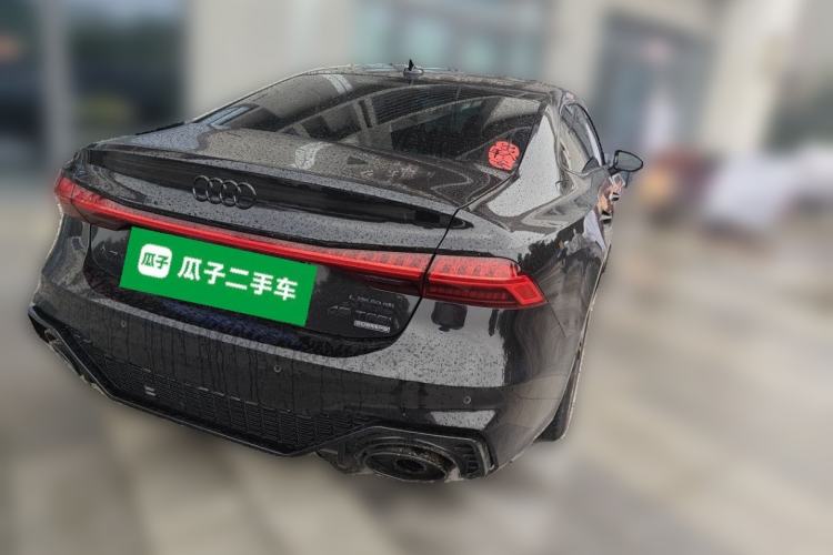 Used Audi A7L 2024 45 TFSI quattro Black Warrior Edition Rear Right 45 Deg